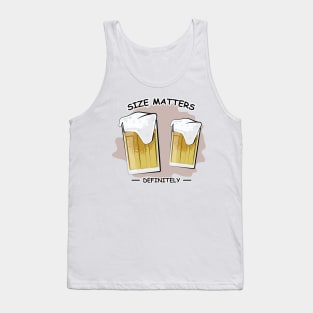 Size Matters - Beer Tank Top